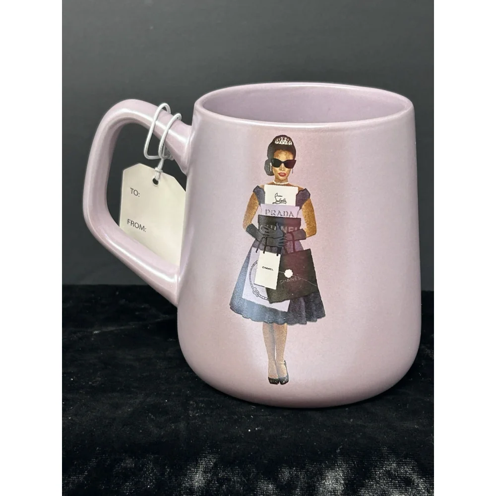 Amanda Greenwood Art Mug Cup 16oz Designer Fashion Fabulous You Channel NWT - Picture 6 of 6
